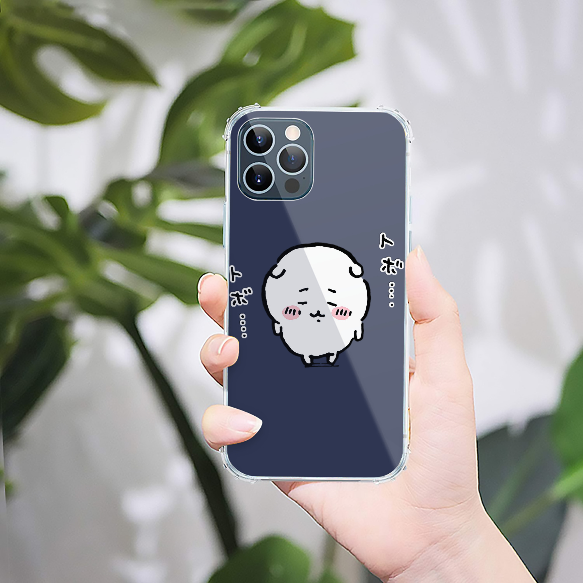 （画像用） ちいかわ ちいかわ Chii-kawa chiikawa 【iPhone 12シリーズ対応】透明スマホケース（クリアソフトケース）